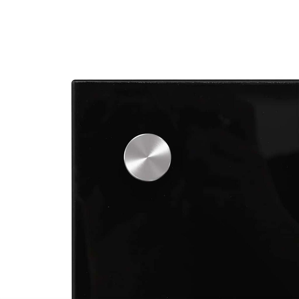 KÜCHENRÜCKWAND Glas 100x40 cm Schwarz Wand-Spritzschutz - Schwarz, Glas (100/40/0.6cm) - DELUKE