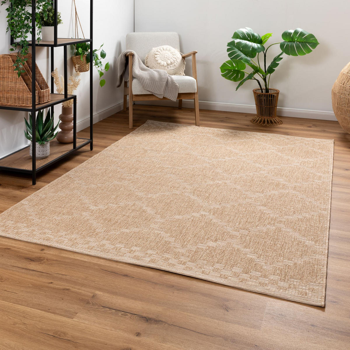 OUTDOORTEPPICH 80/150 cm Oslo - Naturfarben, Textil (80/150cm) - Steffensmeier