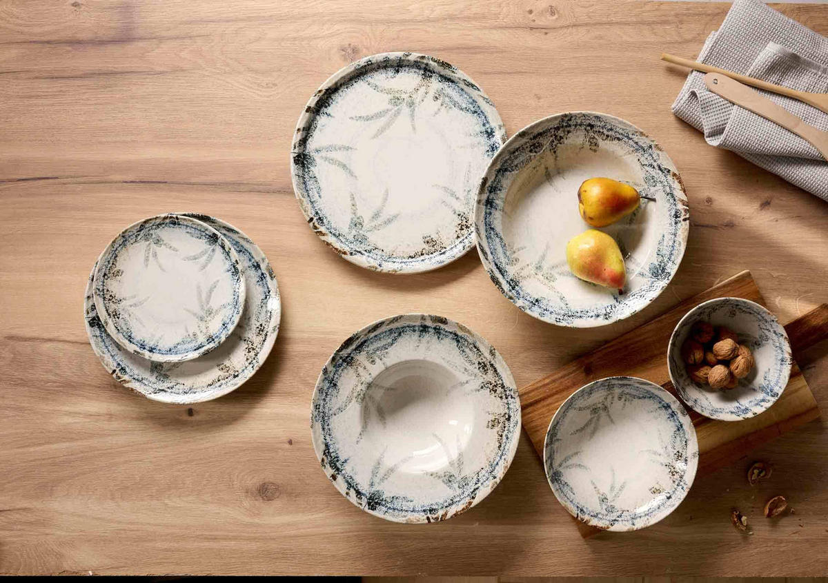 STARTER-SET Todi blau 16er Set - Blau, Keramik (2/2/2cm) - Ritzenhoff Breker