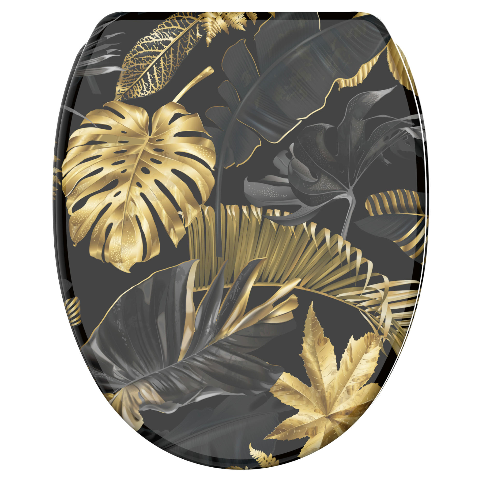 Sanilo Wc-Sitz Gold 37.7x5.5x48 cm
