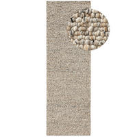 WOLLTEPPICH-LÄUFER Patch Multicolor 80x250 cm - Multicolor, Textil (80/250cm) - benuta Pure