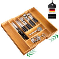 BESTECKKASTEN, Bambus - Braun, Holz (50/5/44.7cm) - bremermann