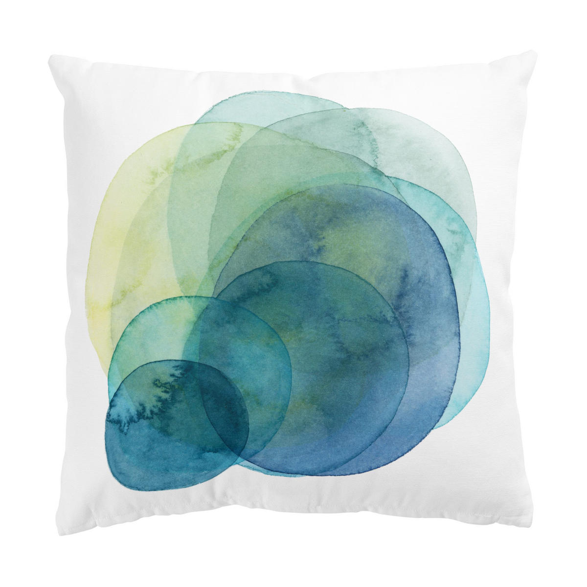 DEKOKISSEN 2er-Set Urknall - blau grün Duo 50/50 cm - Pastellblau, Textil (50/50cm) - Bilderwelten