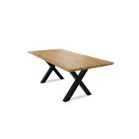 BAUMKANTENTISCH Daisie 3 180x79x90 Massivholztisch Wildeiche geölt - Wildeiche, Holz (180/79/90cm) - 58aufmkessel