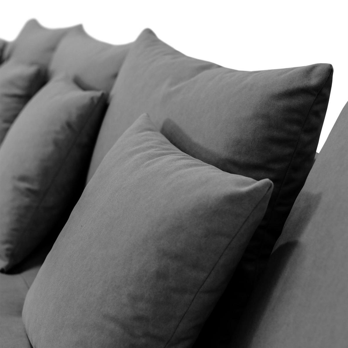 ECKSOFA APOLLO L mit Schlaffunktion und Bettkasten – linke Seite - Graphitfarben, Textil (246/188cm) - Lookway