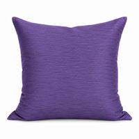 KISSENBEZUG Canada 60/60 cm meliert Lila - Lila, Textil (60/60cm) - TiborTex