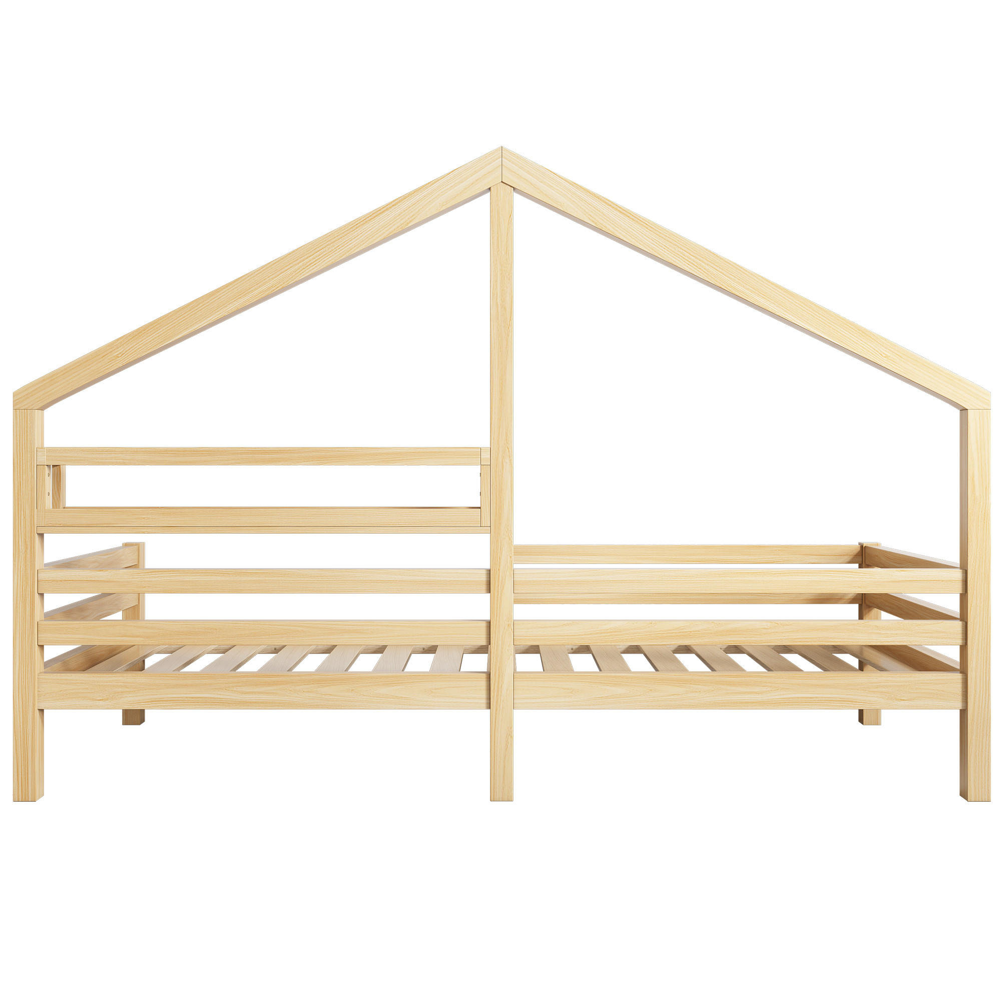 HAUSBETT 90/200 cm Natur - Ahornfarben, Holz - Raumix