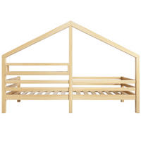 HAUSBETT 90/200 cm Natur - Ahornfarben, Holz - Raumix