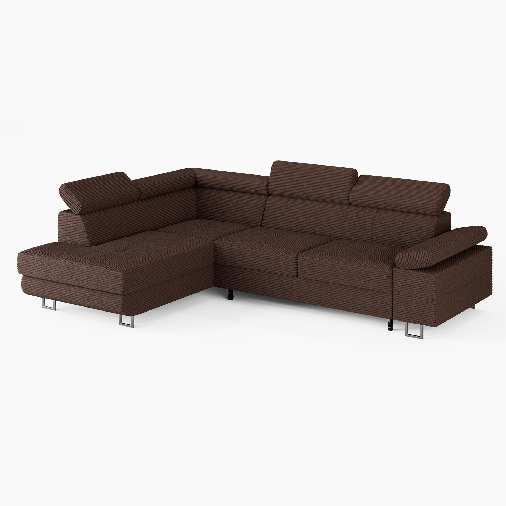 XXXLutz Ecksofa Braun 253x190 cm