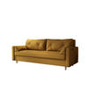 SOFA ASTRA mit Schlaffunktion ITAKA 33 mit Stauraum - Goldfarben, Textil (90/88/228cm) - Bedante