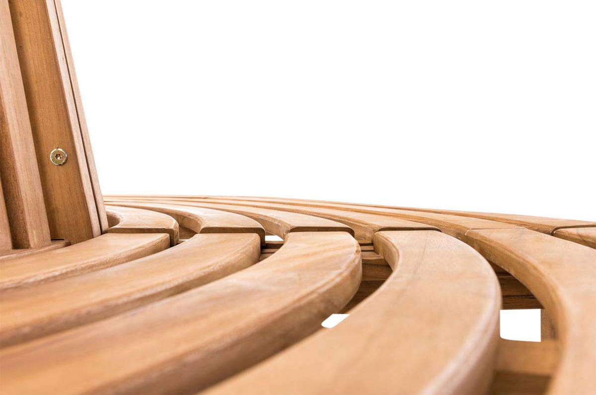 GARTENBANK 200/100 cm Holz teak - Teakfarben, Holz (200/90/100cm) - CLP