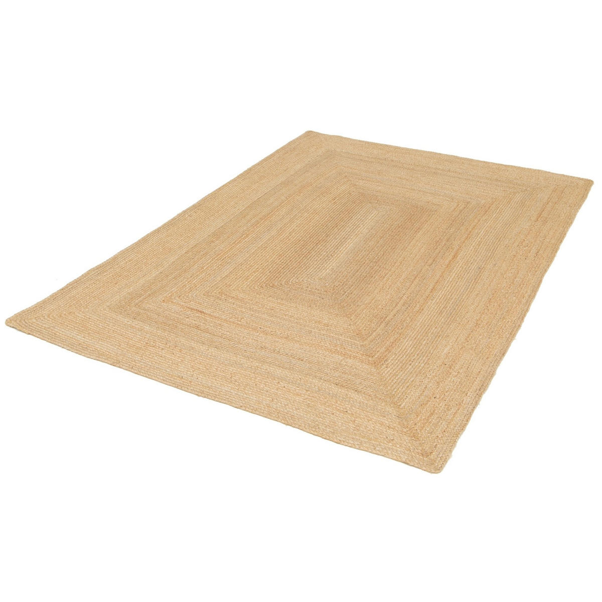 TEPPICH Design handgefertigt Jute beige - Beige, Naturmaterialien (120/170cm) - AFK Living