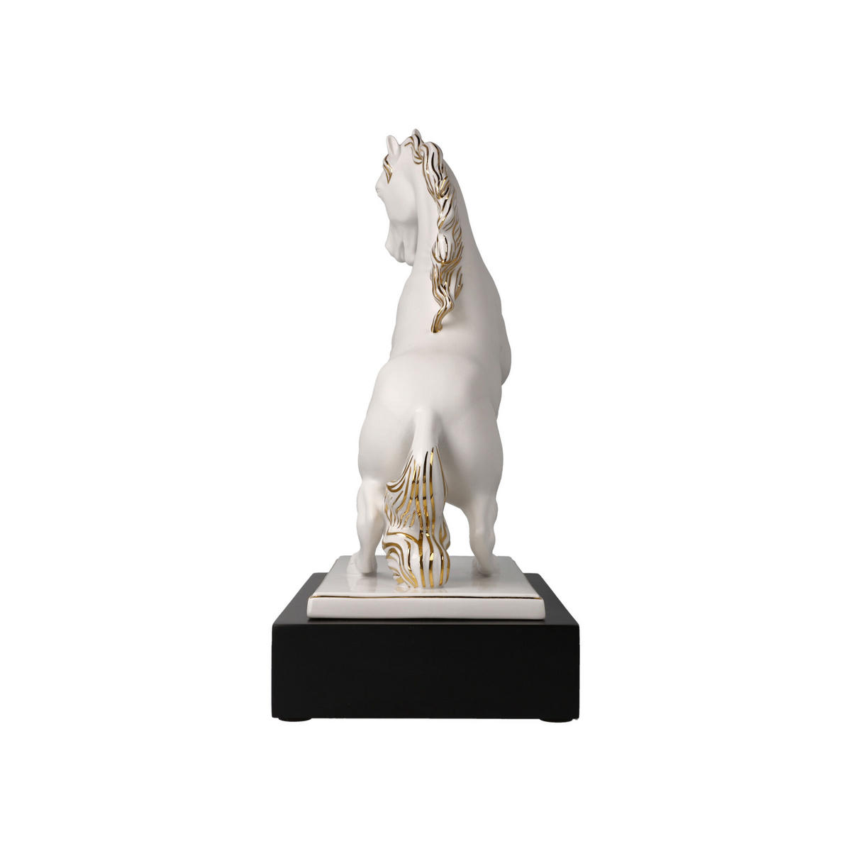 DEKOOBJEKT Studio 8 - Magnifique, Biskuit-Porzellan, Weiß-Gold, 31 cm - Weiß, Keramik (14/31/25cm) - Goebel