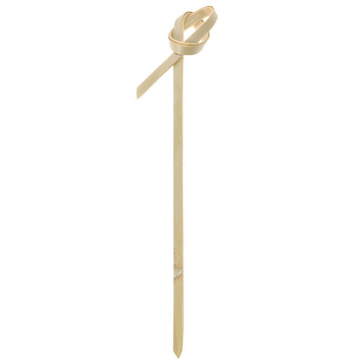 BAMBUS-SNACK-ZAHNSTOCHER 9 cm 50 Stück. - Kirschbaumfarben, Holz (9cm) - Excellent Houseware
