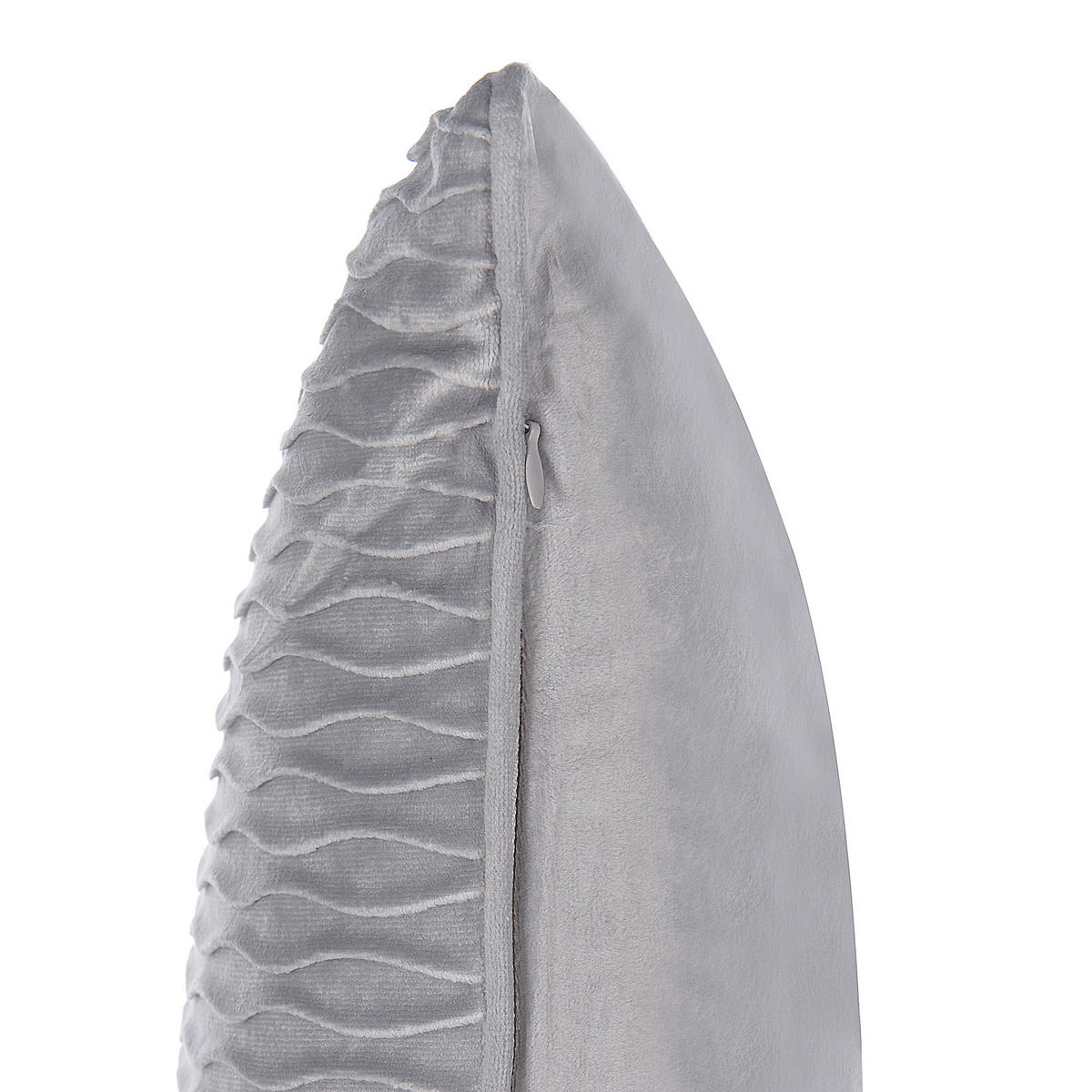 DEKOKISSEN 2er-Set Grau 45/45 cm Motari - Grau, Textil (45/45cm) - Beliani