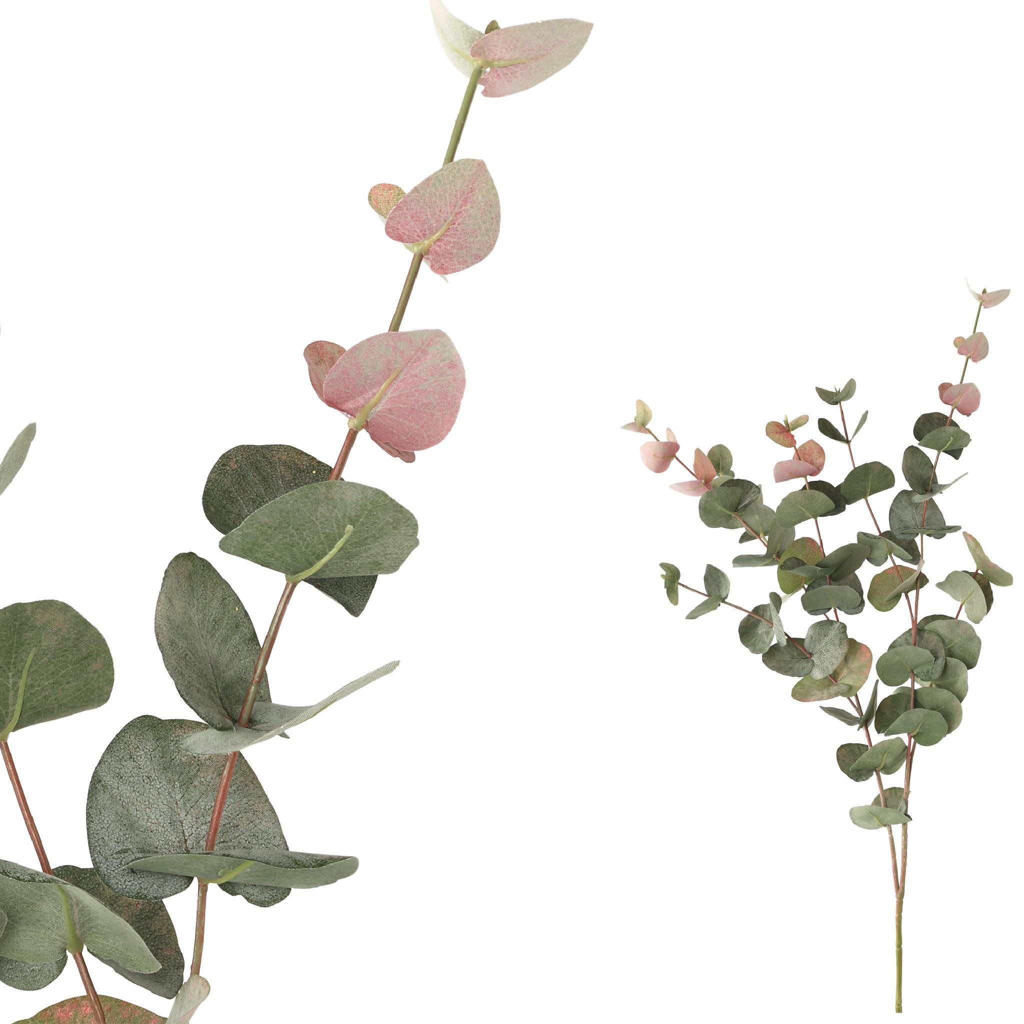 KUNSTBLATT Leaves Rosa 64/28/101cm - Pink, Kunststoff (28/101/64cm) - PTMD Collection