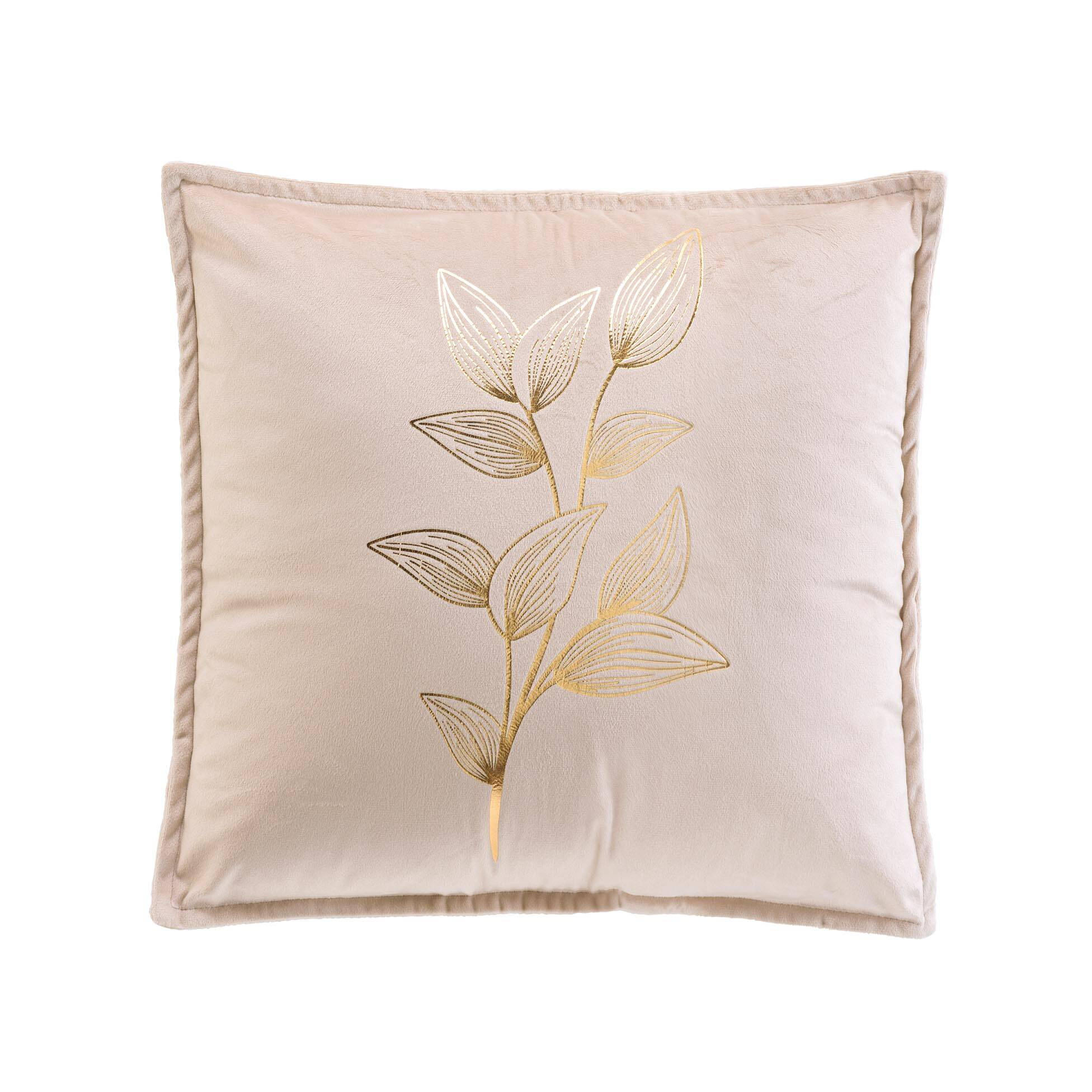 Douceur d´intérieur Dekokissen Beige 45x45 cm