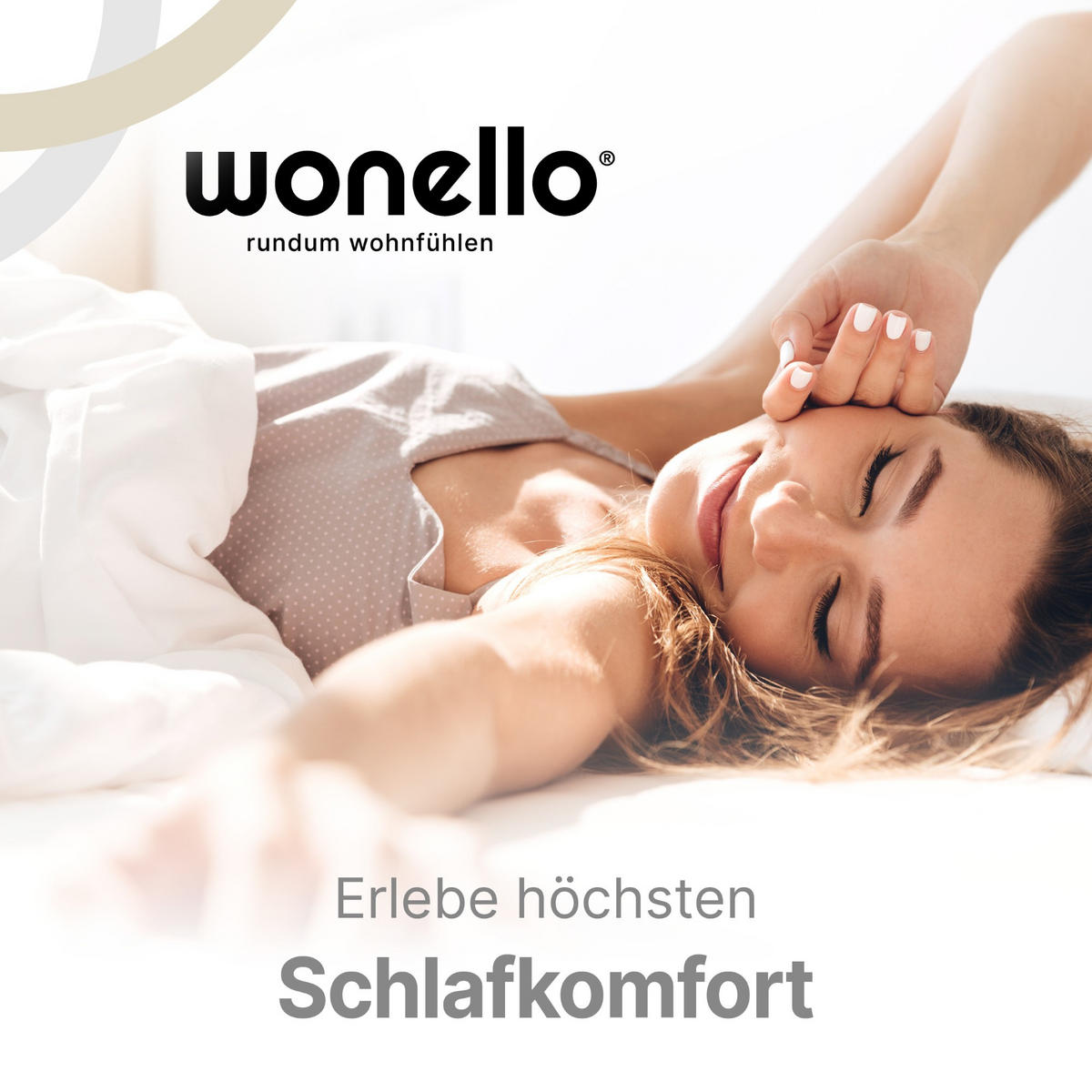 TOPPER 180/200 cm DreamWave 7-Zonen - Weiß, Textil (180/200cm) - wonello