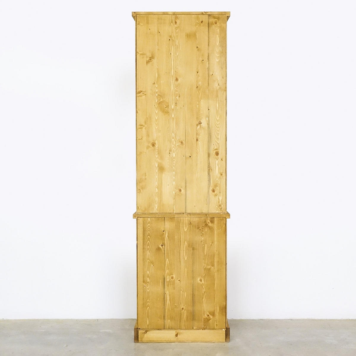 VITRINE aus Massivholz Industrial - Honig, Holz (59/203/45cm) - Seart