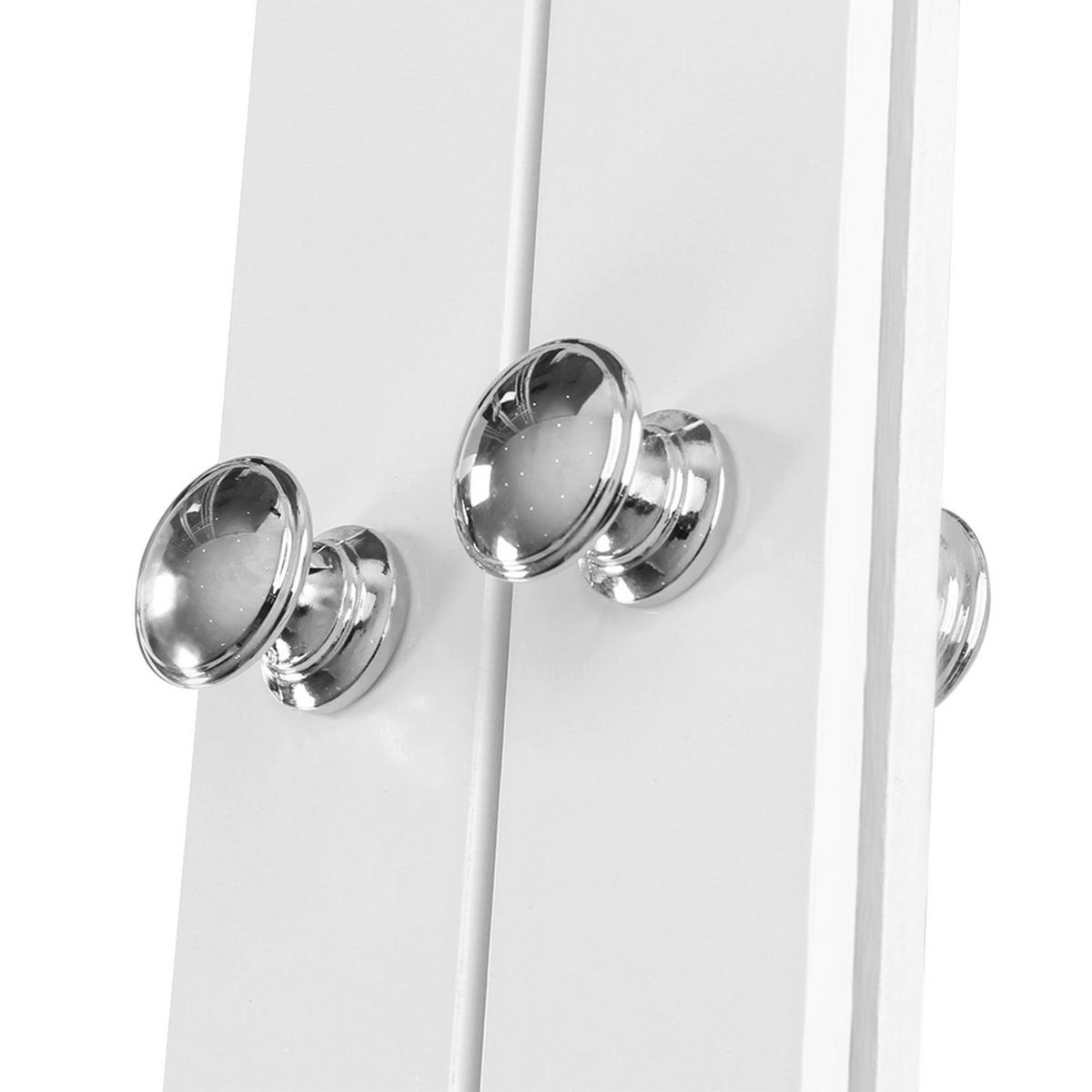 SPIEGELSCHRANK BADEZIMMERSCHRANK - Weiß, Holzwerkstoff (58/13/56cm) - Hansiro
