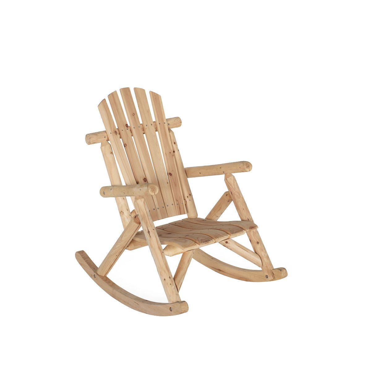 HOLZ-SCHAUKELSTUHL Timber Tannenholz FSC 100 - Naturfarben, Holz (80/175/120cm) - Green Spirit