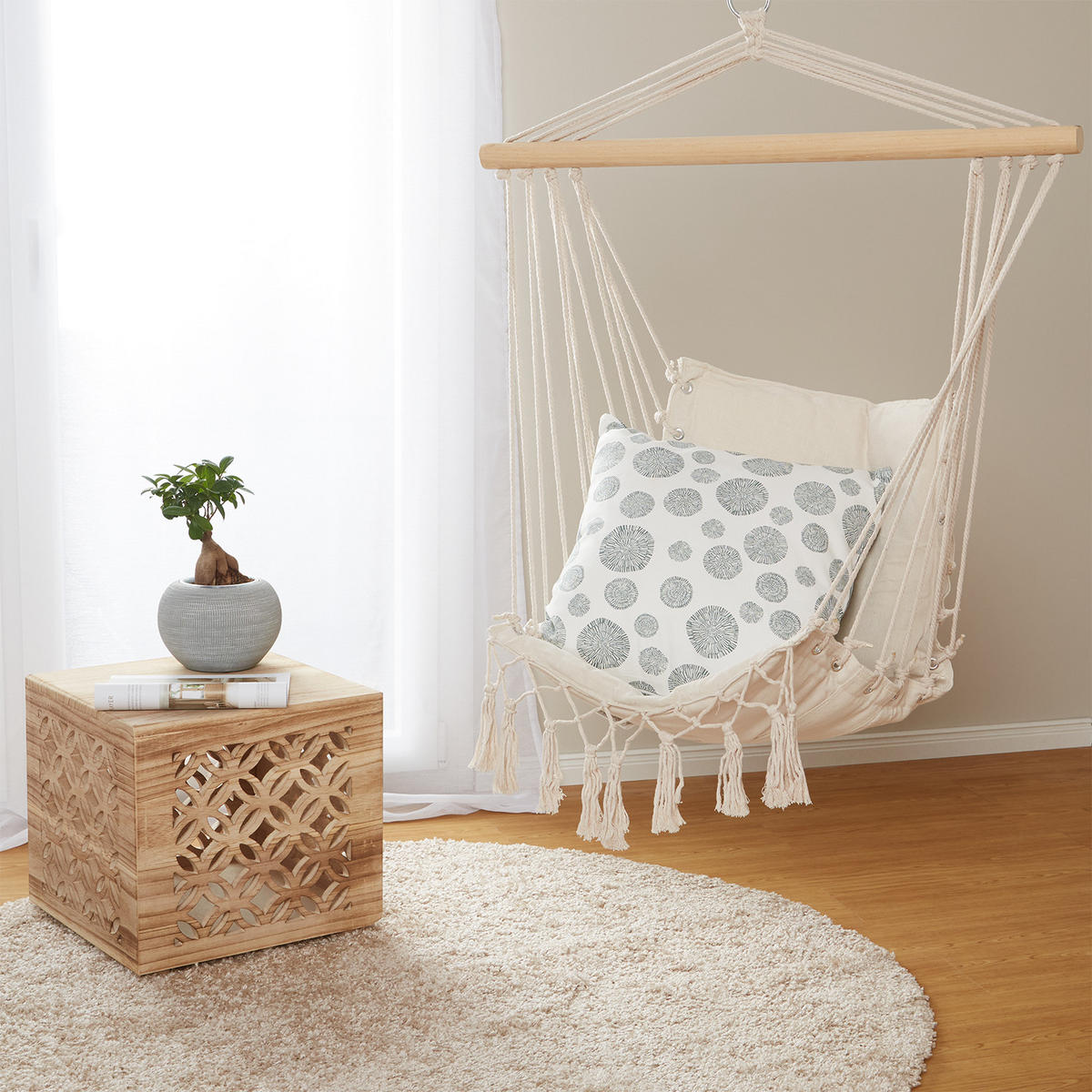 BEISTELLTISCH Holz - Braun, Holz (40/40/38cm) - Homestyle4u