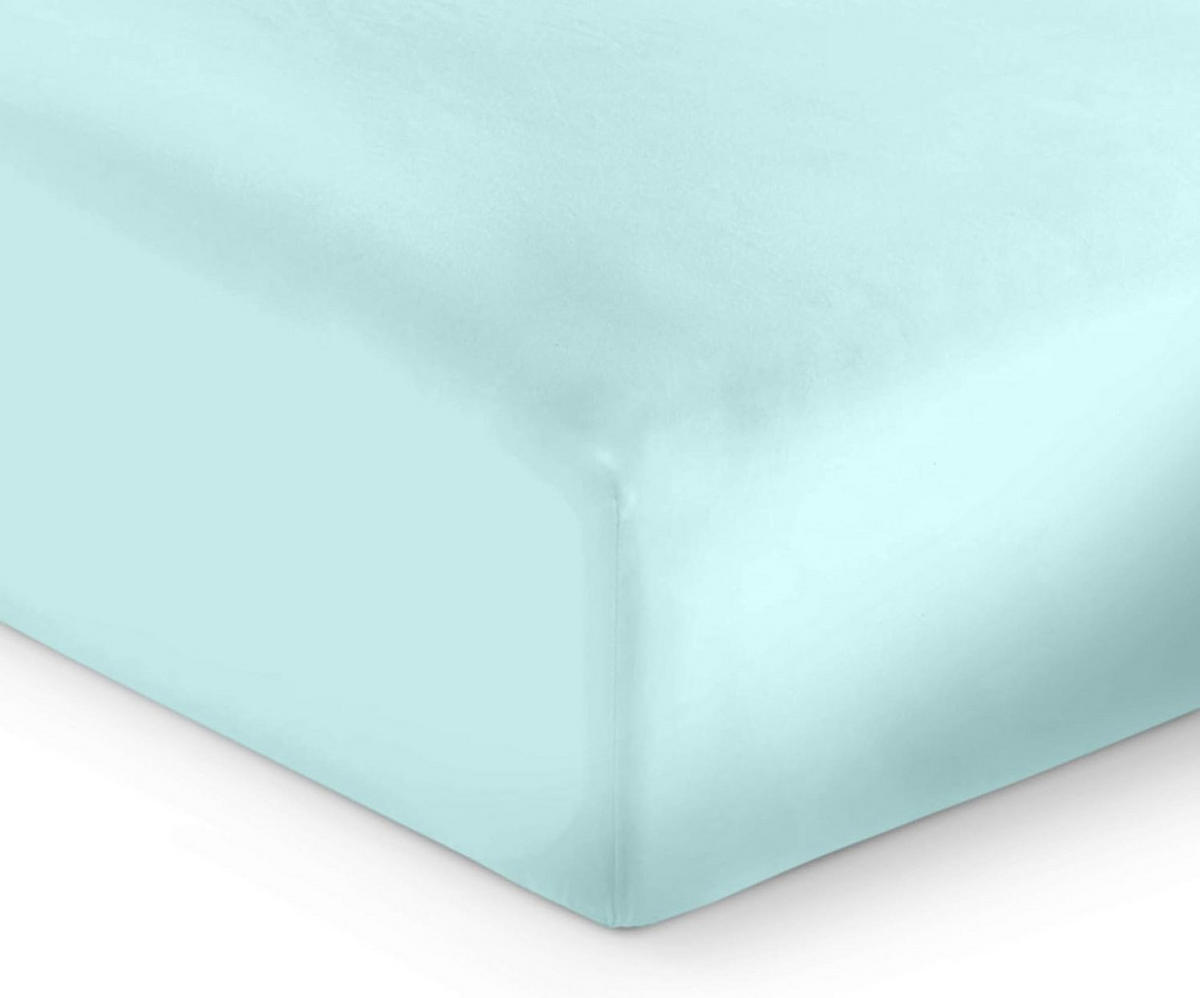 SPANNBETTLAKEN-160*200CM-BLAU - Blau, Textil (160/200cm)