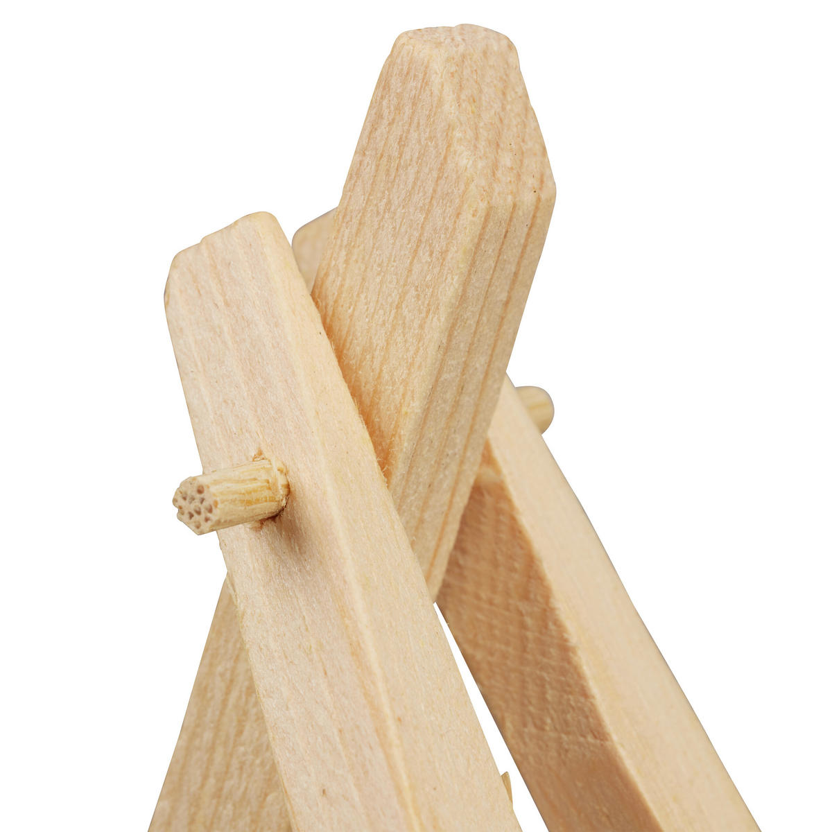 24XMINI easel - svetlohnedá, drevo (8/15.5/2cm) - Relaxdays