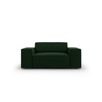 SESSEL Jodie aus Samt flaschengrün - Dunkelgrün, Textil (102/70/124cm) - Micadoni