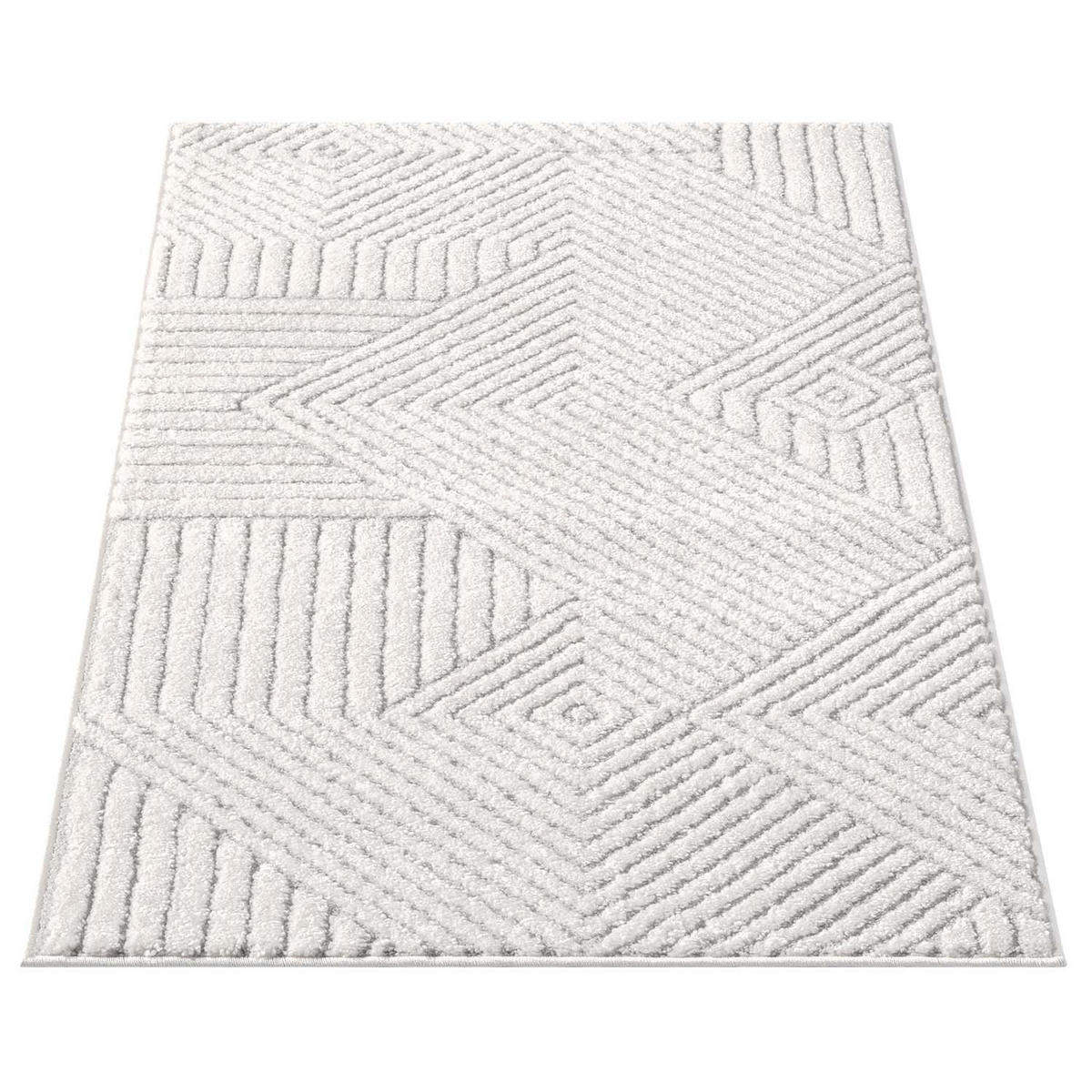 KURZFLOR-TEPPICH Lounge 0632 Grau 80x150 cm - Grau, Textil (80/150cm) - carpet city