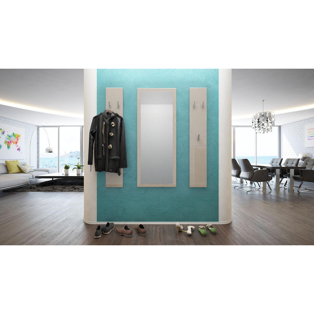 Thumbnail - Vladon Garderobe, Sand, Holzwerkstoff, 120x140x2 cm, Garderobe, Garderoben-Sets & Serien, Garderoben-Sets