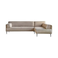 SOFA Finn Beige aus Stoff - Beige, Textil (271/81/180cm) - Tikamoon
