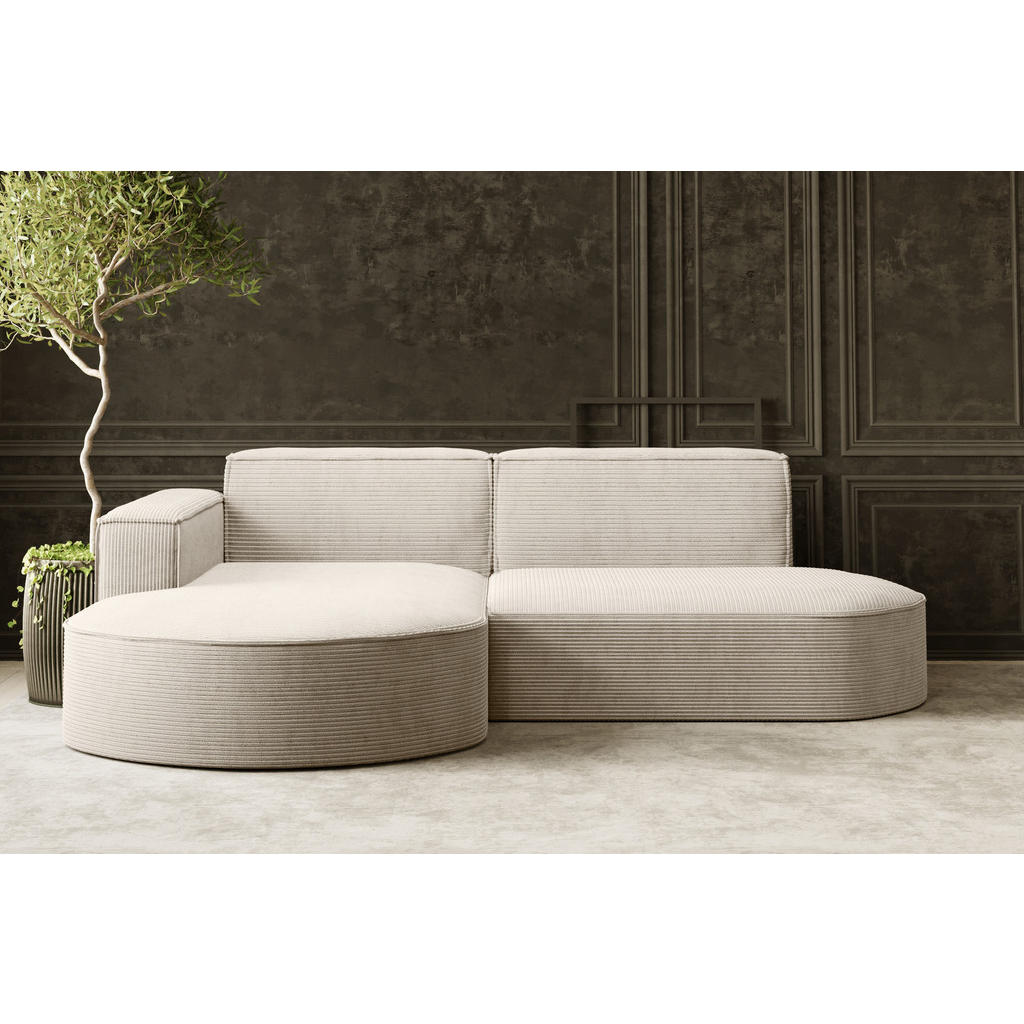 Thumbnail - Kaiser Möbel Ecksofa, Beige, Holzwerkstoff, 4-Sitzer, L-Form, 236x165 cm, Reach, Wohnzimmer, Sofas & Couches, Wohnlandsc...