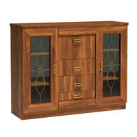 VITRINENSCHRANK TADEUSZ T-14 - Akaziefarben, Holzwerkstoff (140/110/44cm) - Meblini