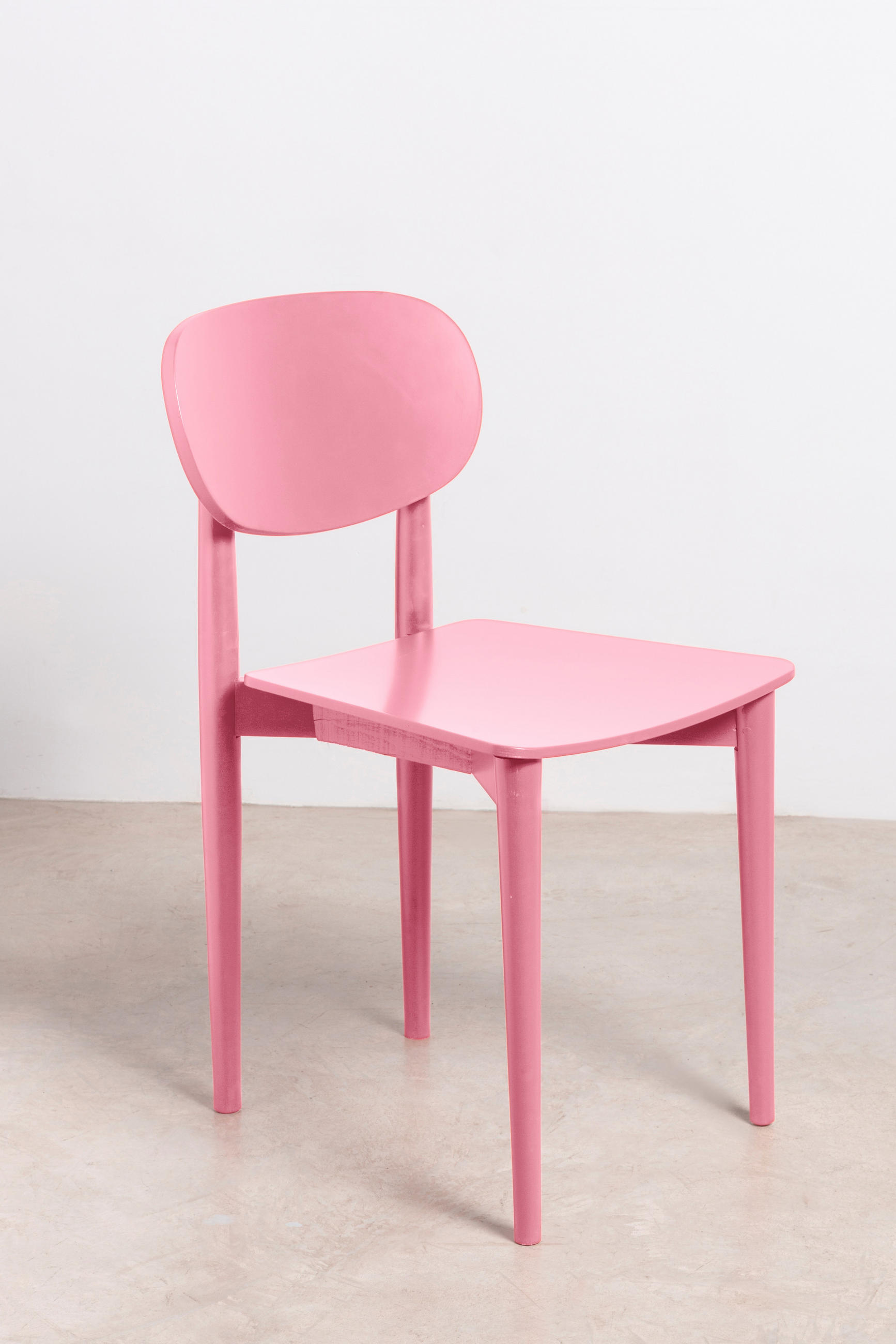 STUHL aus massivem Buchenholz in Rosa SANDRO - Pink, Holz (43/80/50cm) - RNT By Really Nice Things