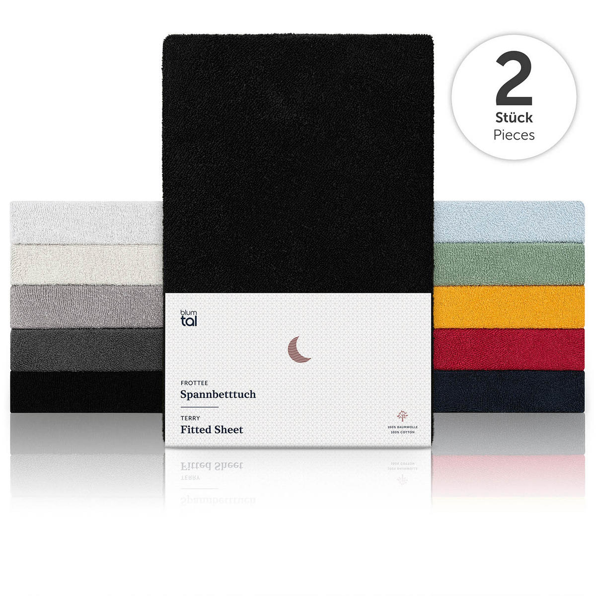 FROTÉ napínacie prestieradlo s certifikátom Oeko-TEX, 90x190x30cm, Schwarz - čierna, textil (90/190cm) - Blumtal