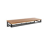 GARDEROBE ELIARA Schwarz Akazie - Schwarz, Metall (100/17/35cm) - KAWOLA