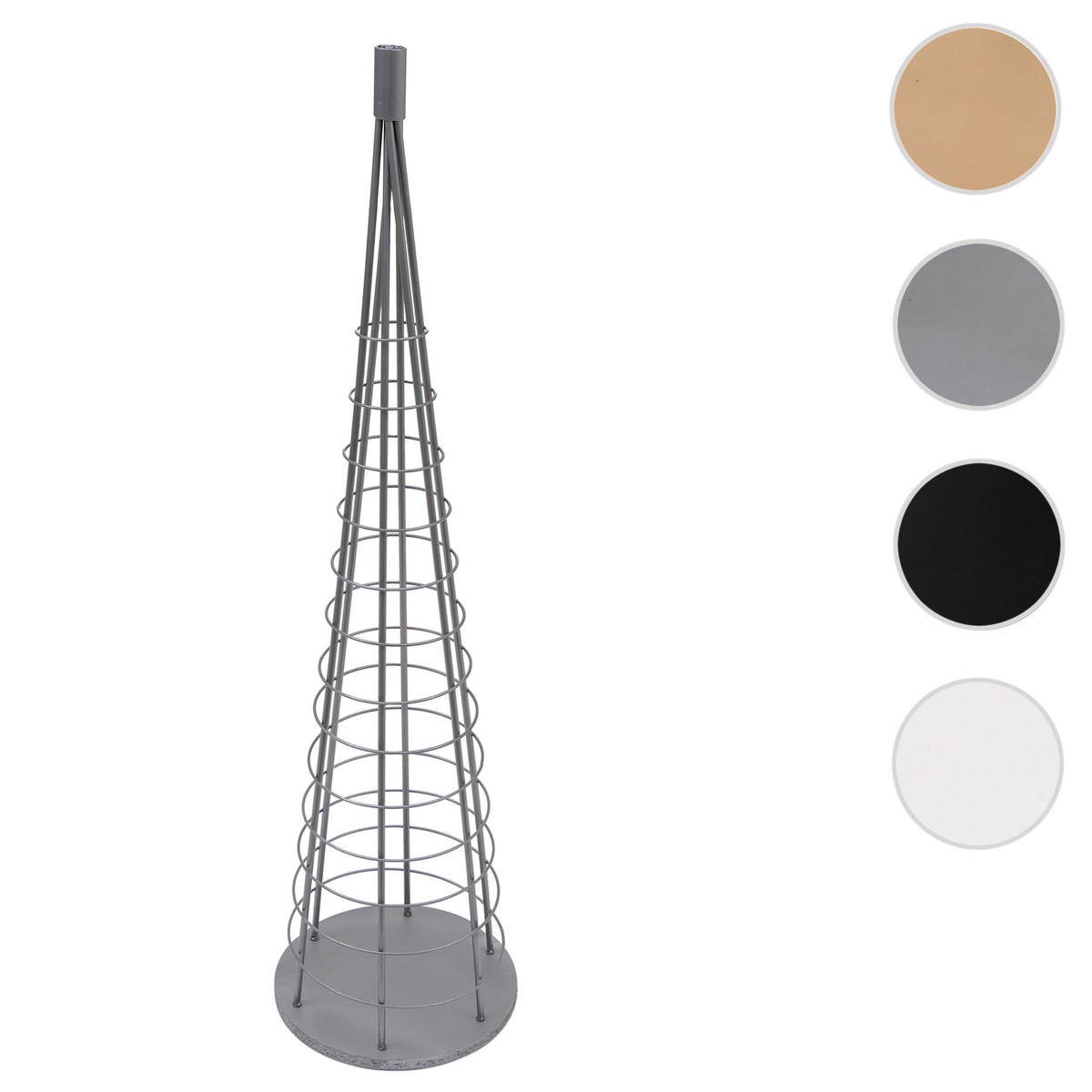 DEKO-BAUM Silber - Silberfarben, Metall (30/115cm) - MCW