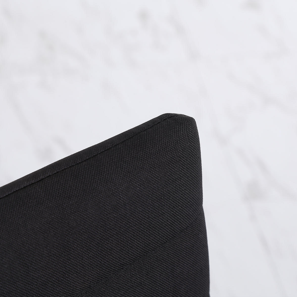 STÜHLE Schwarz 4 Stück - Schwarz, Textil (41/97/50cm) - GiPP