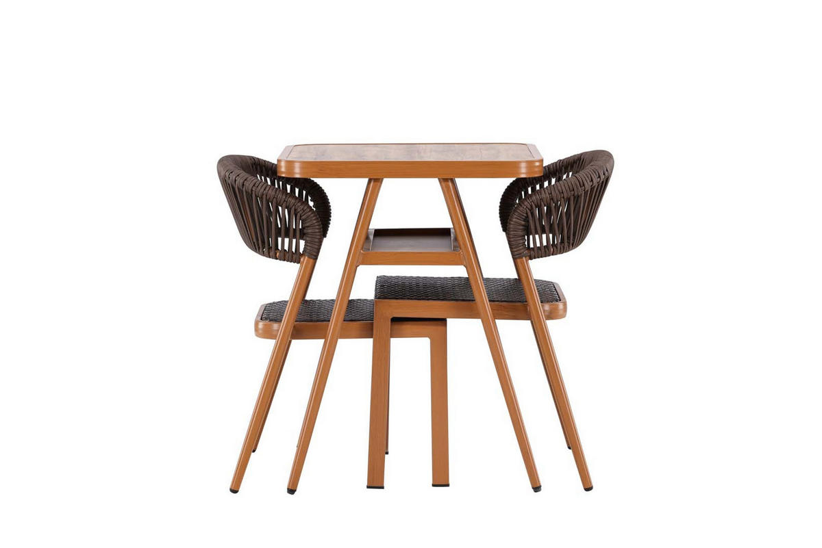 GARTENSET braun - Braun, Holzwerkstoff - ebuy24