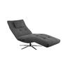 RELAXLIEGE LETICIA Anthrazit Cord - Anthrazit/Schwarz, Textil/Metall (82/115/156cm) - KAWOLA
