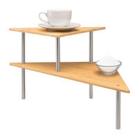 KÜCHEN-ECKREGAL, Bambus - Braun, Holz (45/31/45cm) - bremermann