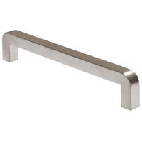 MÖBELGRIFF BA 160mm, Küchengriff Edelstahl, Schrankgriff schmal - Silberfarben, Metall (1/3.2/17cm)