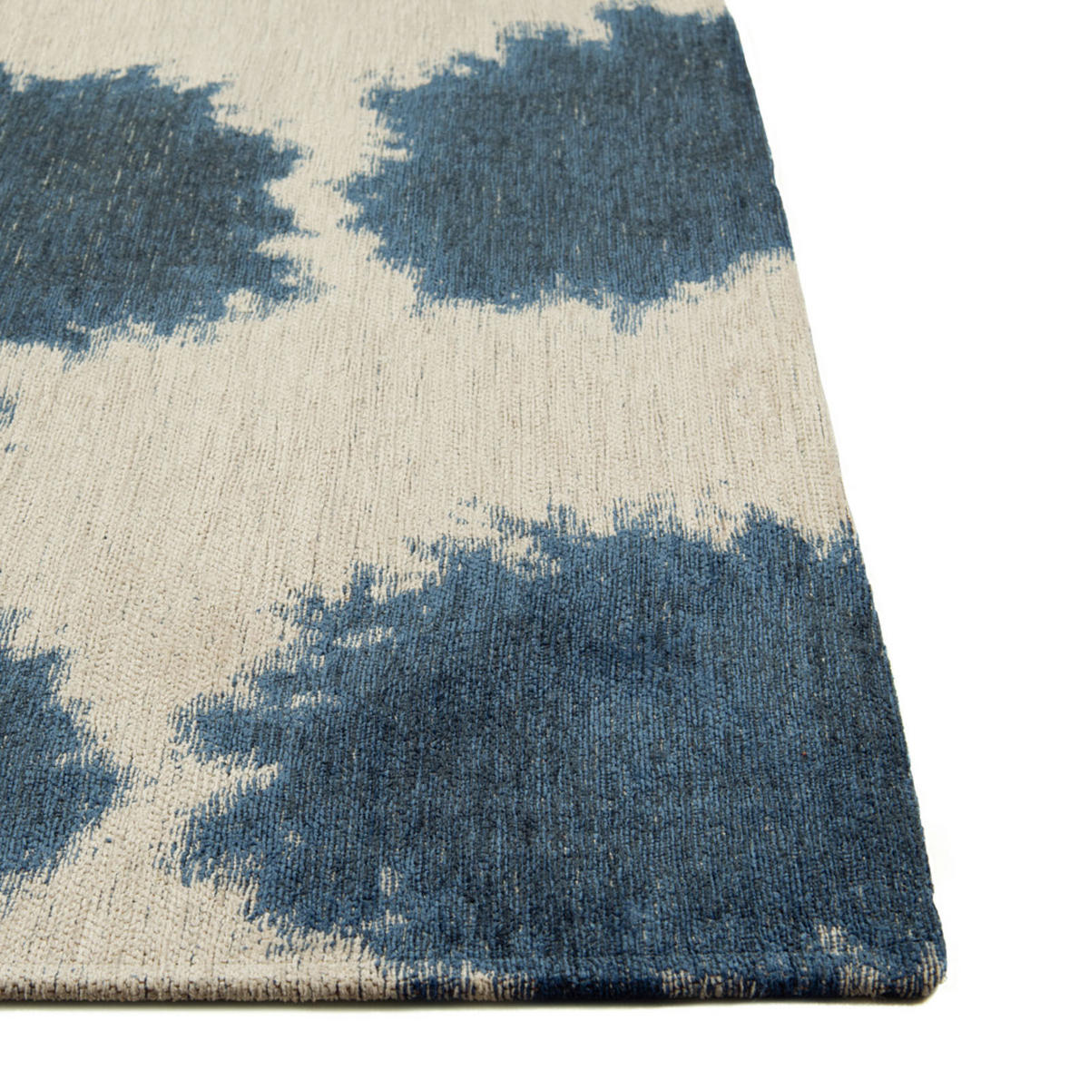 TEPPICH Paintball Curacao 80/150 cm - Blau, Textil (80/150cm) - Lola&Moi
