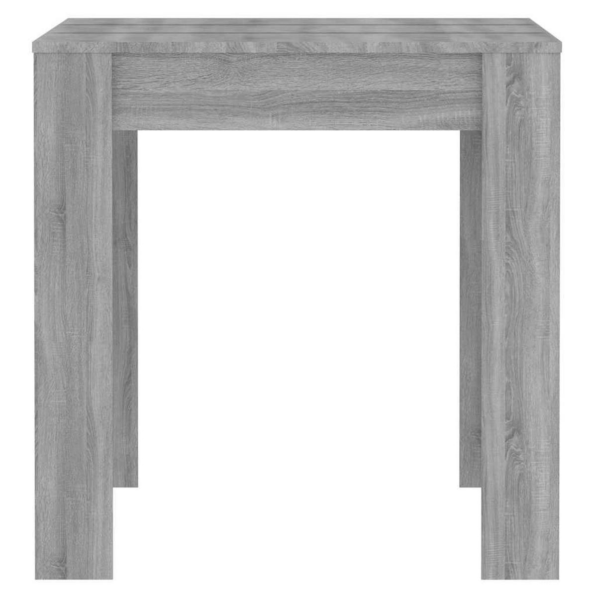 ESSTISCH Grau Sonoma 140/74,5/76 Cm Holzwerkstoff - Grau, Holzwerkstoff (140/74.5/76cm) - vidaXL