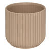 BLUMENTOPF Dolomit Nuria 13,5/12 cm - Taupe, Stein (13.5/12/13.5cm) - Atmosphera Createur d´interieur