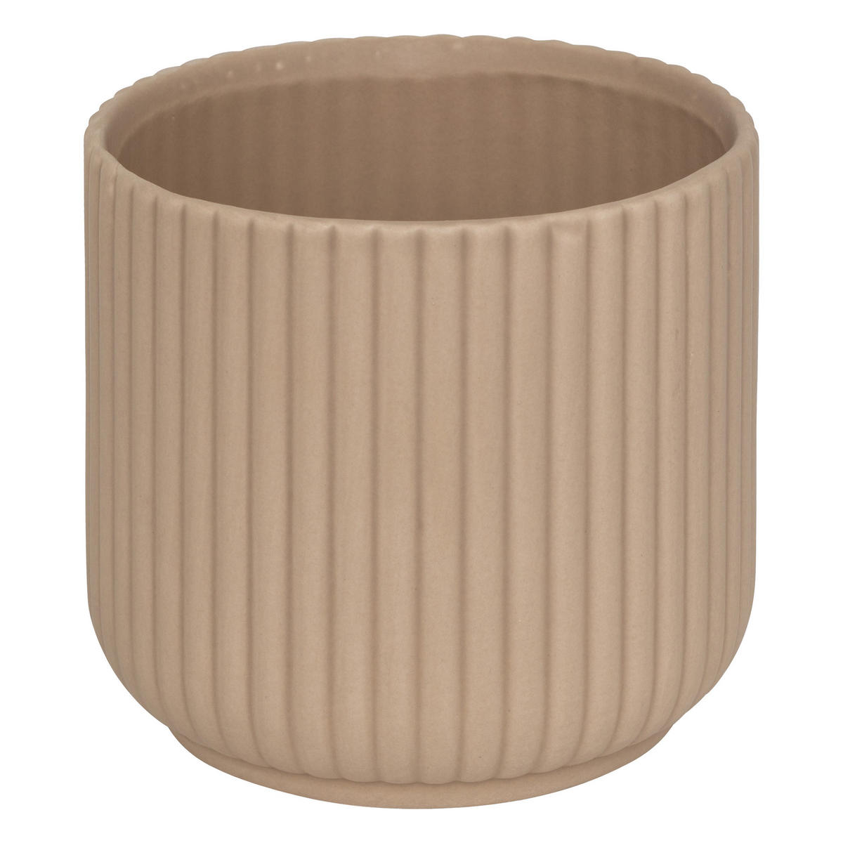 BLUMENTOPF Dolomit Nuria 13,5/12 cm - Taupe, Stein (13.5/12/13.5cm) - Atmosphera Createur d´interieur