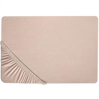 SPANNBETTLAKEN Beige 140 x 200 cm Hofuf - Beige, Textil (140/200cm) - Beliani