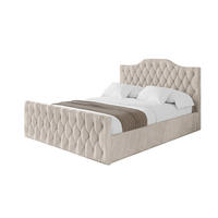 POLSTERBETT mit Bettkasten, Fußteil und Lattenrost, Boxbett mit Matratze H3/H4 - FALIO-Z 180x200 Beige - Beige, Holzwerkstoff/Textil (180/200cm) - ALTDECOR