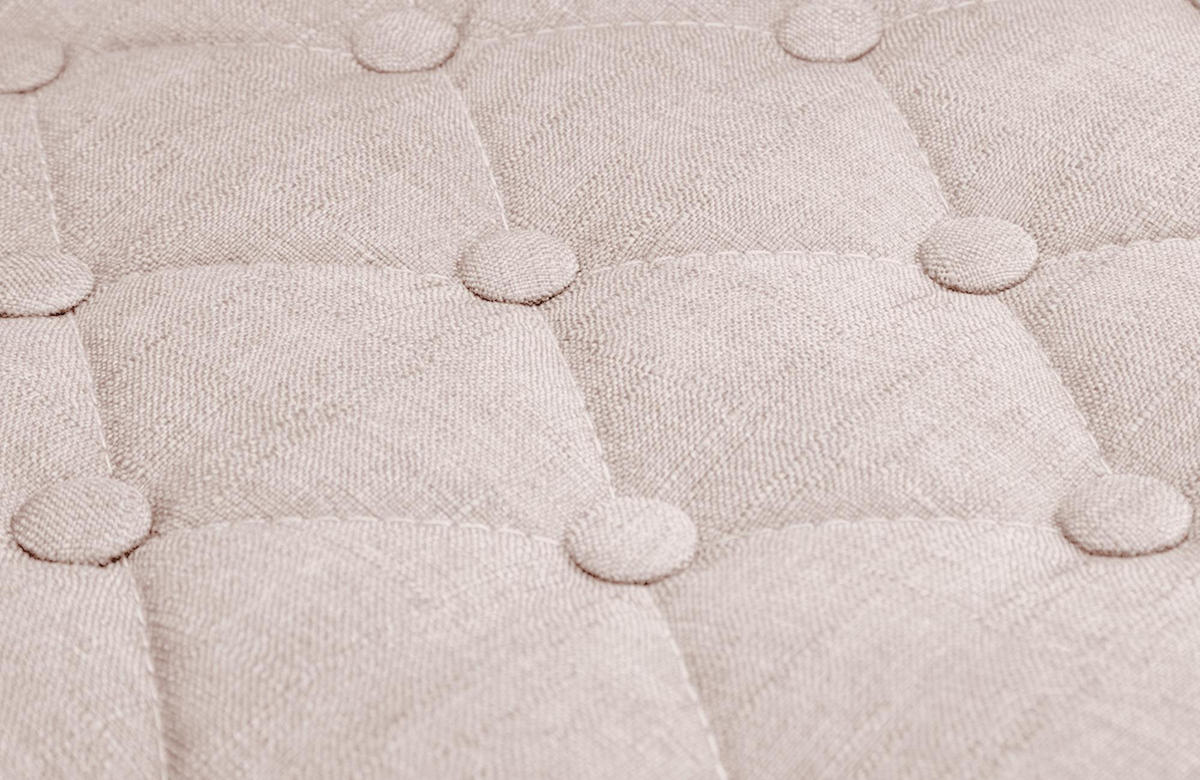 BARHOCKER 2er Set Stoff beige - Chromfarben/Beige, Textil/Metall (62/103/55cm) - CLP